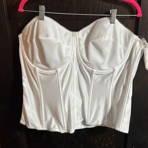 Longline Bridal Bra. Strapless, or traditional, low back